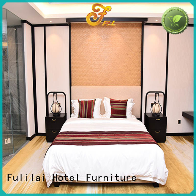 Fulilai complete contemporary bedroom furniture customization for hotel