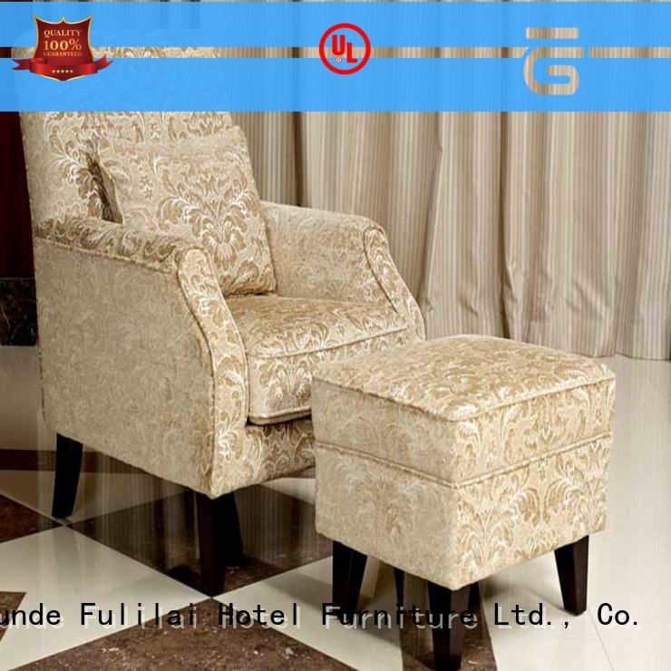 Fulilai fabric hotel lobby sofa supplier for room