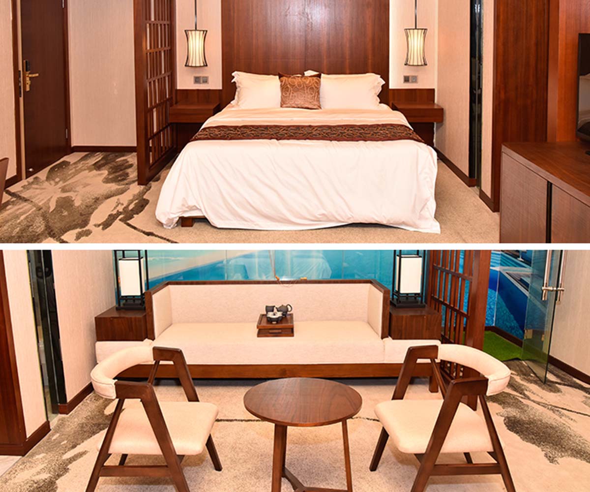 Top hotel bedroom furniture design Supply for hotel-4