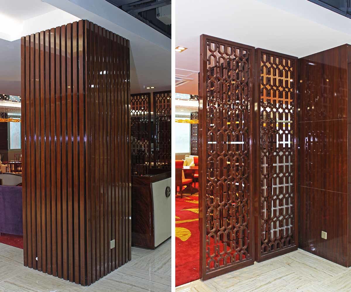 fixed decorative wall dividers furniture manufacturer for home