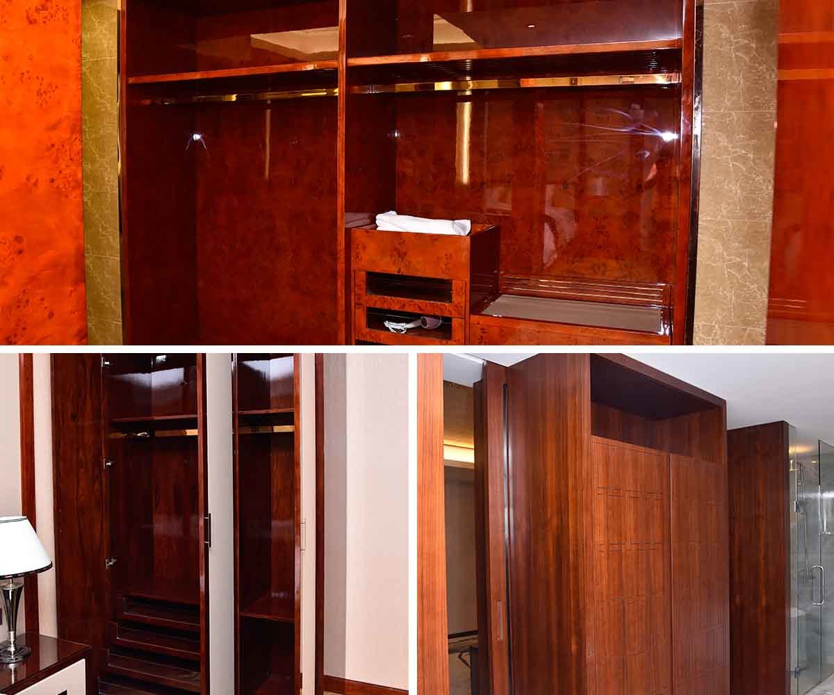 partition installation fitted wardrobe doors wardrobe Fulilai company