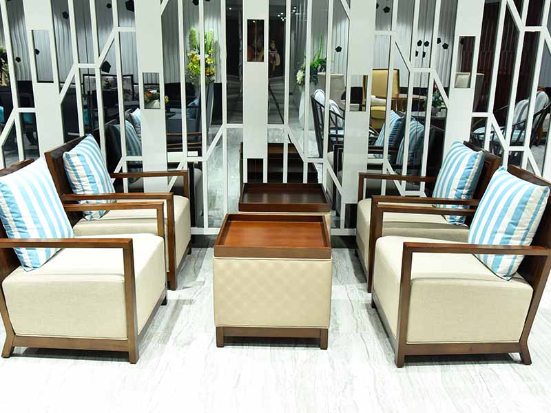 Latest modern restaurant furniture wooden manufacturers for hotel-1
