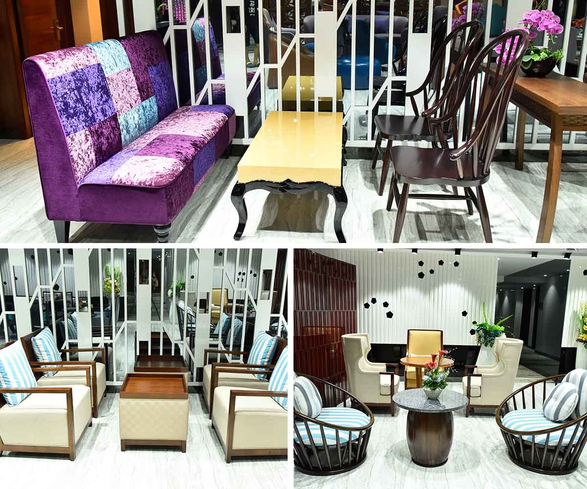 Fulilai online restaurant furniture series for hotel