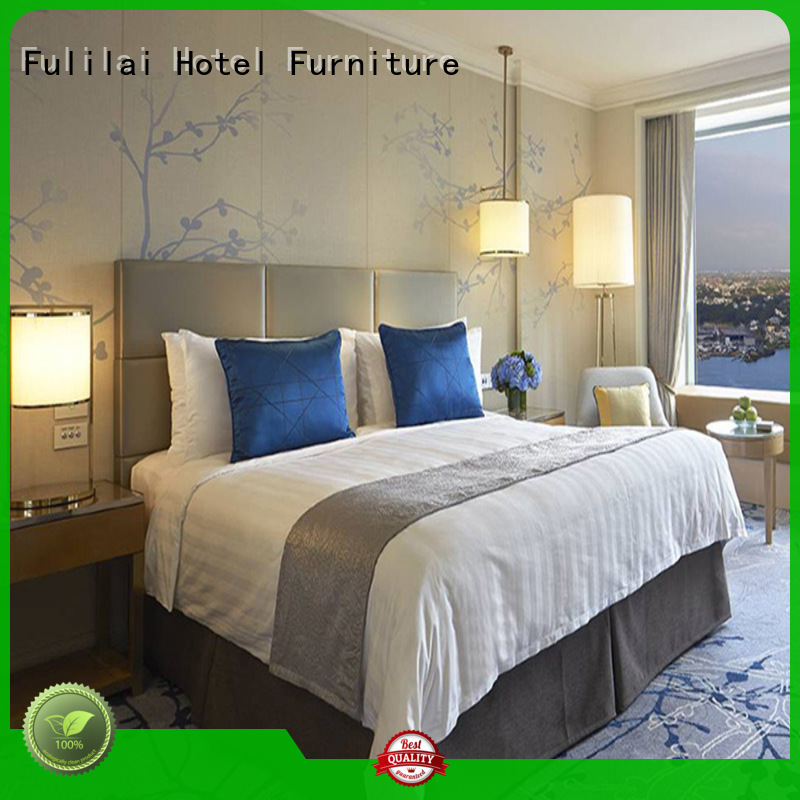 Fulilai Custom hotel bedroom furniture sets factory for room