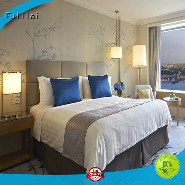 Fulilai modern hotel bedding sets customization for hotel