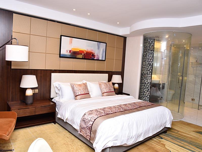 complete affordable bedroom furniture room supplier for hotel-2