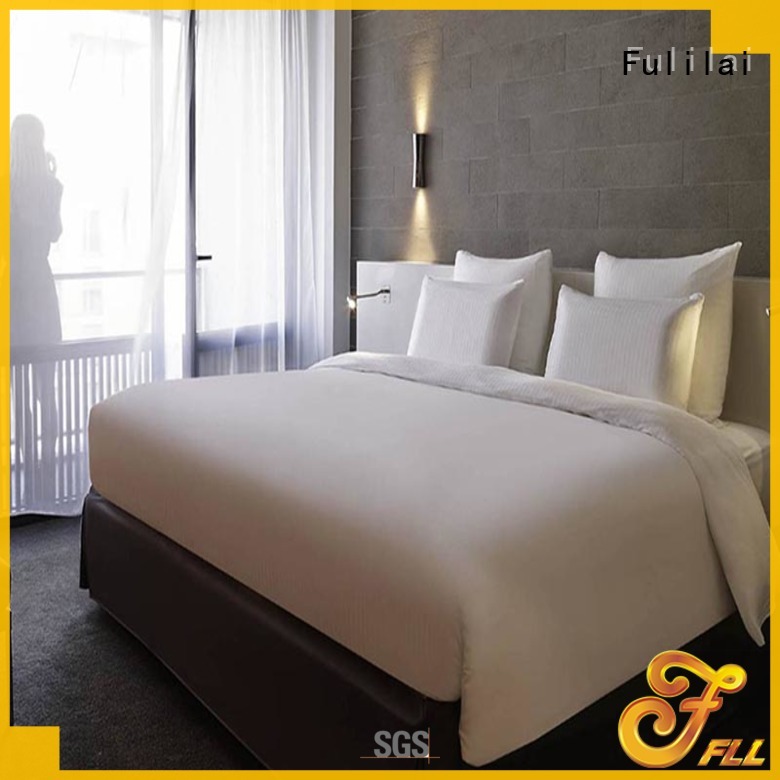 Fulilai design hotel bedroom sets manufacturer for room
