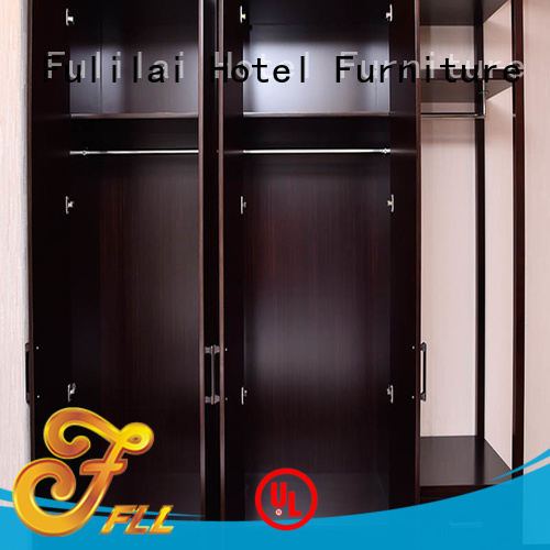 Fulilai fixed luxury fitted wardrobes wholesale for hotel