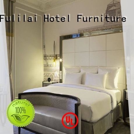 Fulilai wooden best bedroom furniture Suppliers for hotel