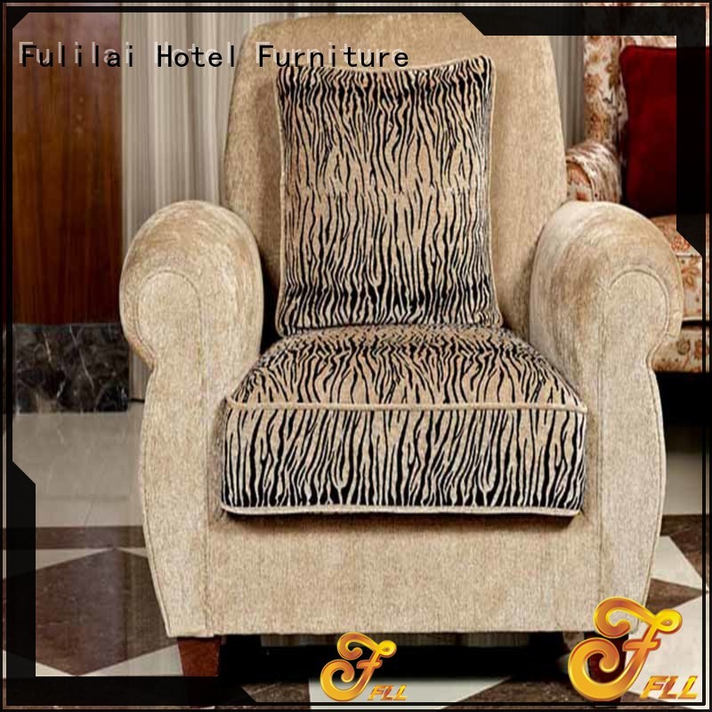 Fulilai fabric commercial sofa supplier for hotel