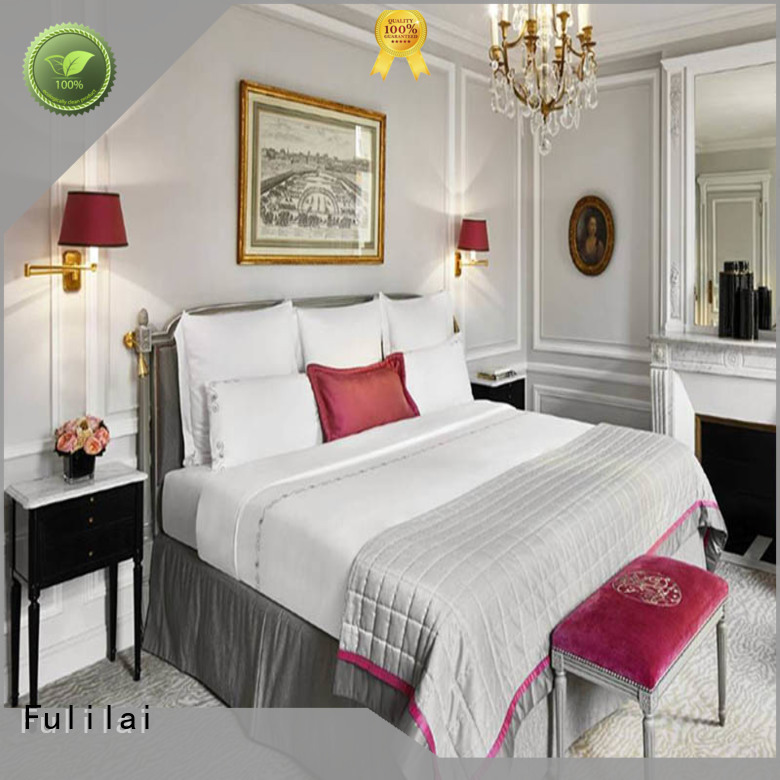 Fulilai wooden luxury hotel furniture customization for indoor