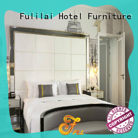 Fulilai wooden luxury hotel furniture wholesale for hotel