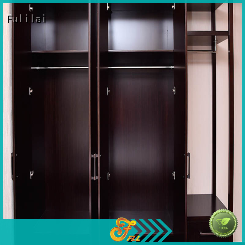 Fulilai furniture fitted bedroom wardrobes customization for room