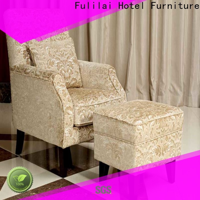 Fulilai fabric commercial sofa Supply for indoor