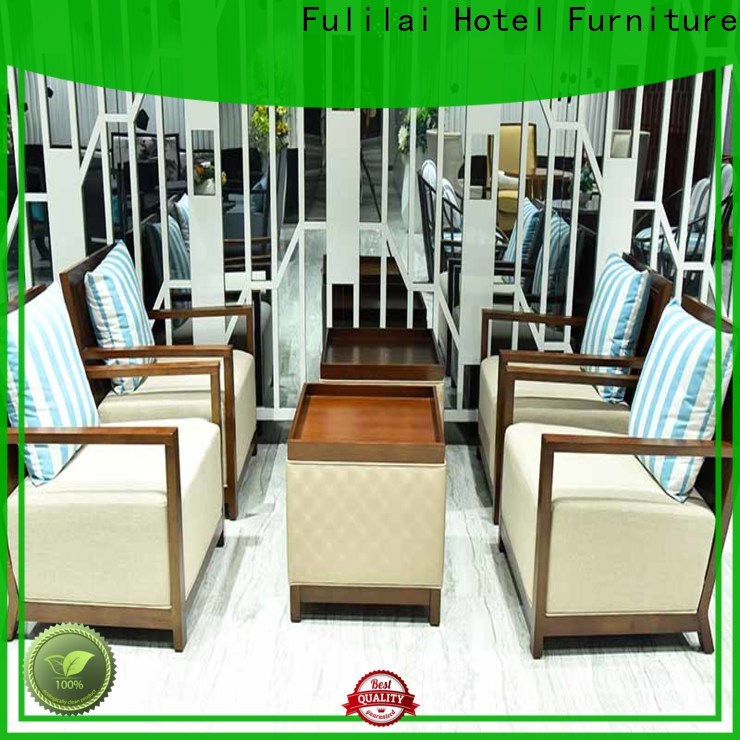 Fulilai luxury restaurant tables and chairs factory for hotel