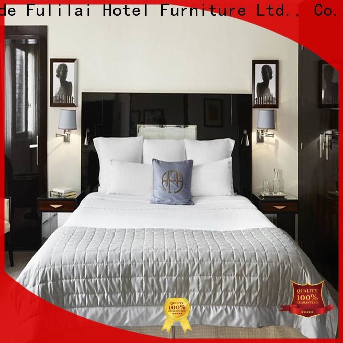 Fulilai New hotel bedroom furniture Supply for indoor