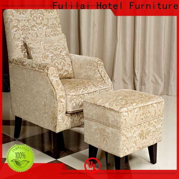 Fulilai luxury hotel lobby sofa manufacturers for room
