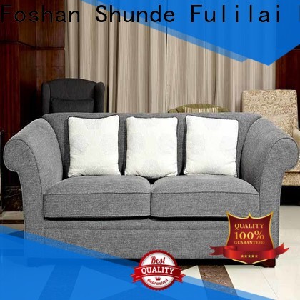 Fulilai fabric hotel couches Suppliers for indoor