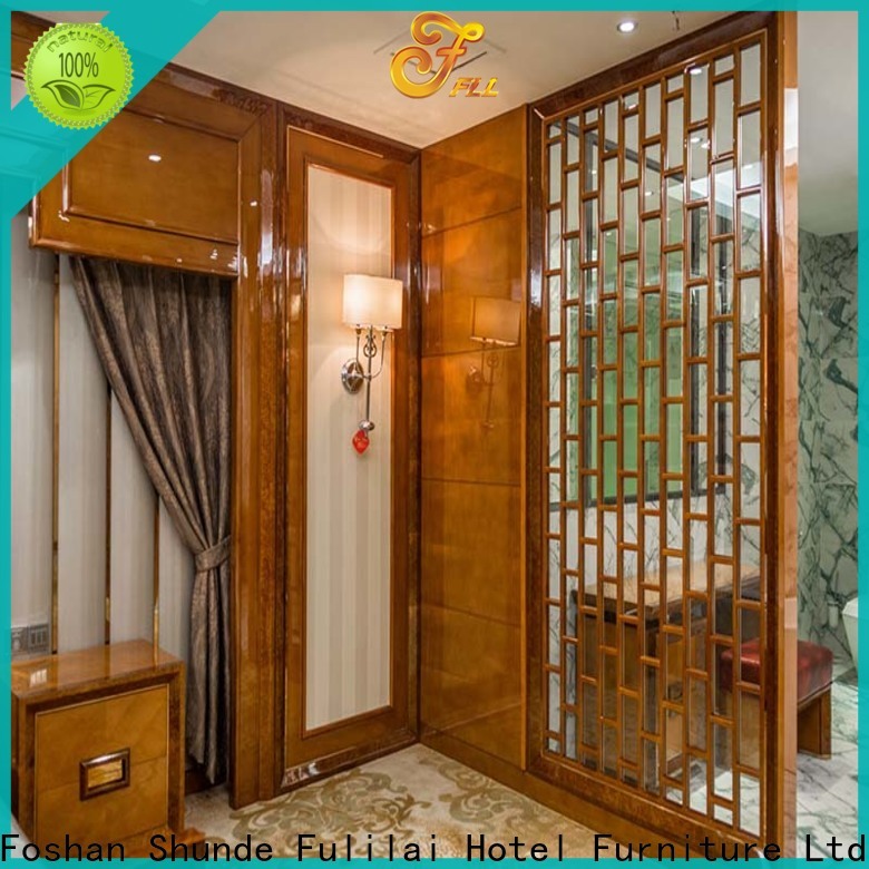 Fulilai partition fitted wardrobe doors Suppliers for hotel