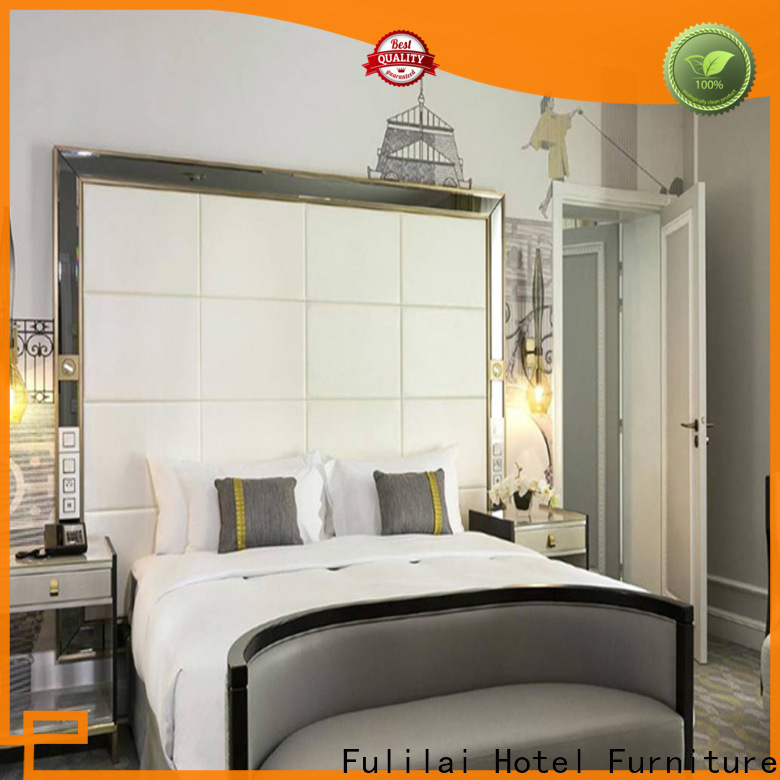 Fulilai project hotel bedroom furniture Supply for indoor