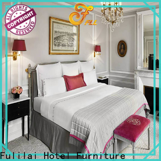 Fulilai wooden hotel bedroom sets Suppliers for room