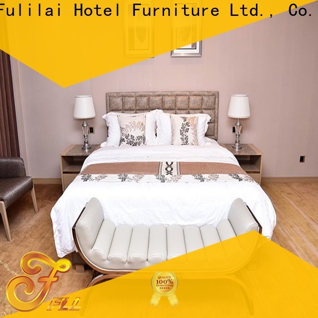 Fulilai plywood modern bedroom furniture Supply for indoor
