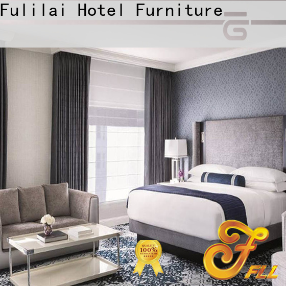 High-quality hotel bedroom furniture sets wooden Suppliers for indoor