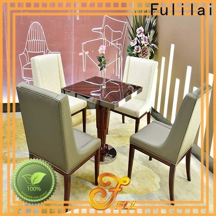 Fulilai tables modern restaurant furniture Supply for home