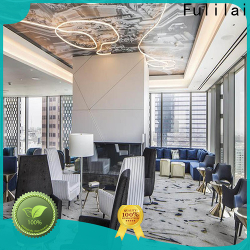 Fulilai sofa hotel lobby sofa company for indoor