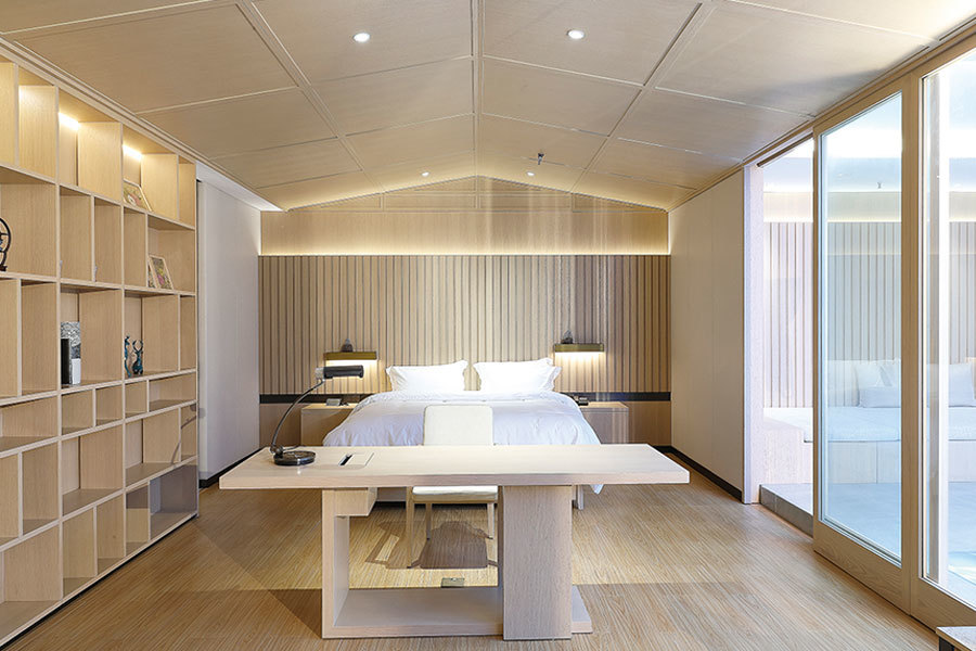 Wuzhen Alila hotel room customized furniture set from China Fulilai