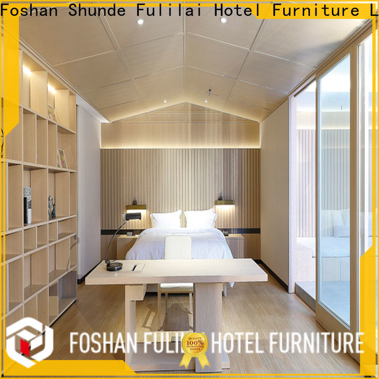 Fulilai Best hotel bedroom furniture sets factory for indoor